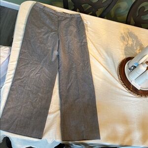 NWT Brooks Brothers Petite 100% Wool Gray Dress Pants Trousers Made in USA 10P